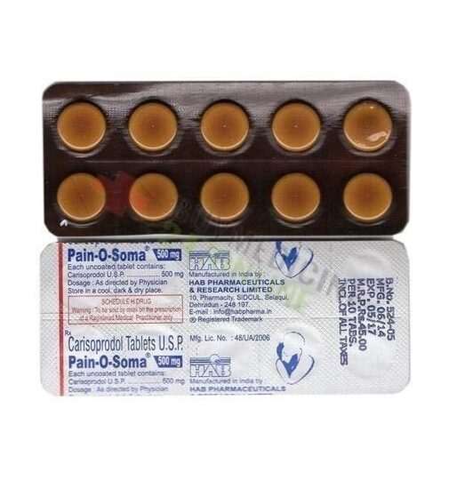 Pain O Soma 500Mg